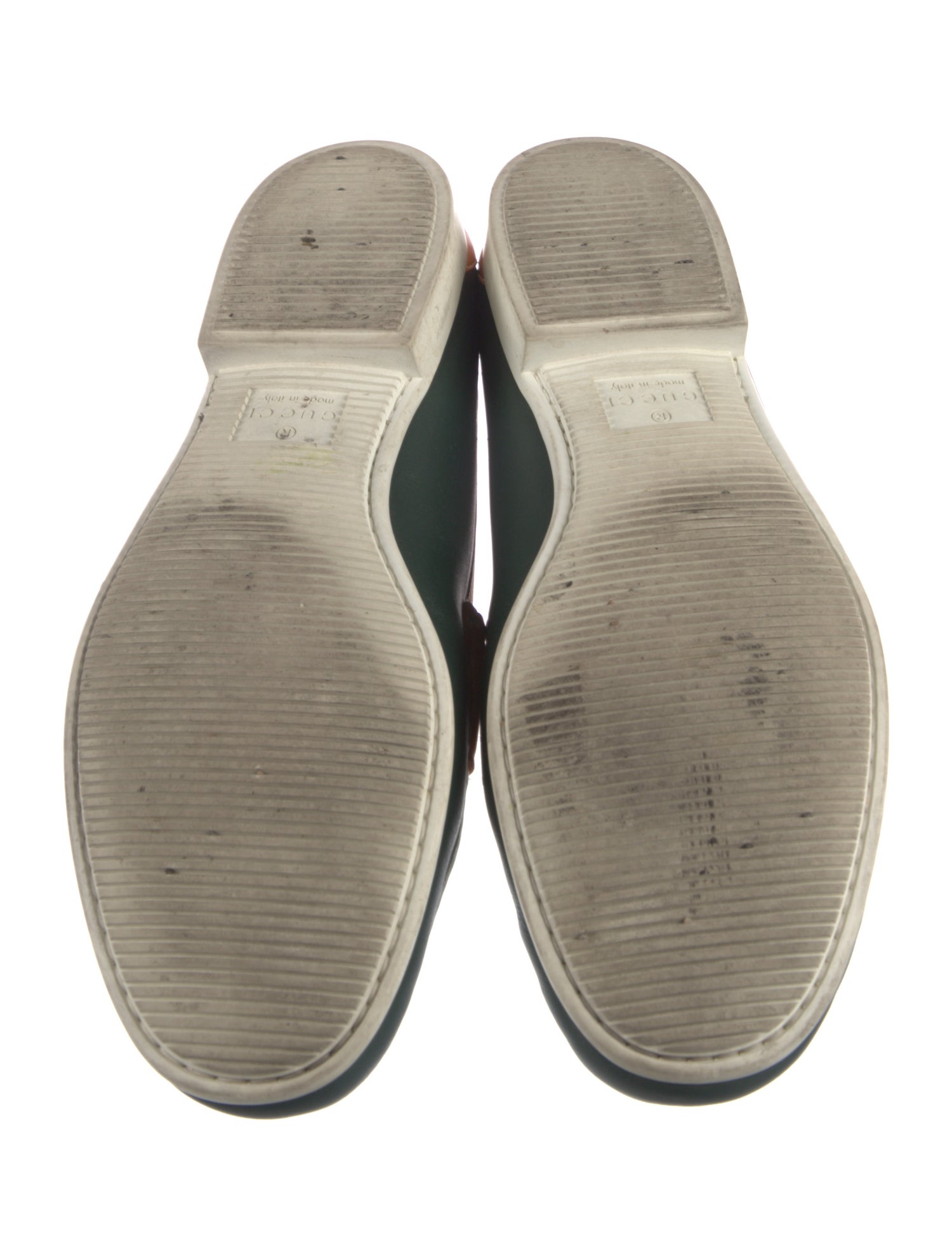 Gucci Horsebit Accent Leather Loafers